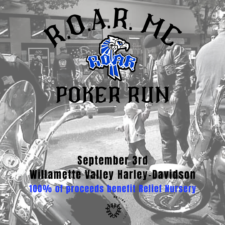 R.O.A.R. MC Poker Run- September 3rd