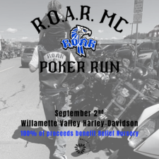 2nd Annual R.O.A.R. MC Poker Run- September 2nd