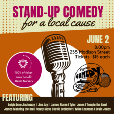 Stand-Up Comedy for a Local Cause- June 2nd