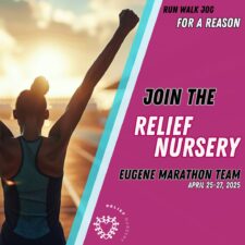 Join the Relief Nursery Team at the Eugene Marathon!