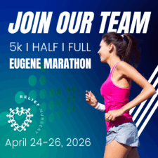 Join our 2026 Eugene Marathon Run for a Reason Team